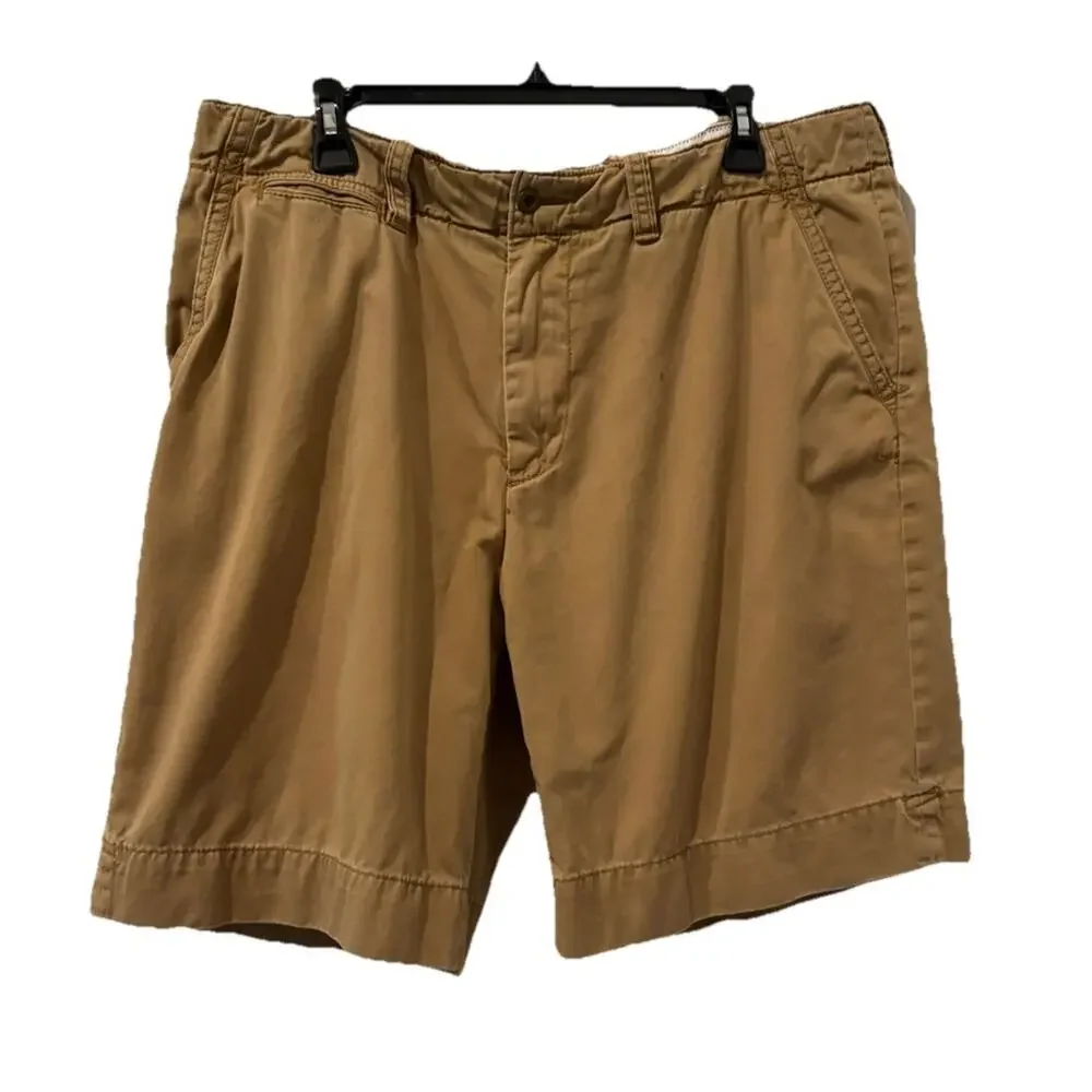 Polo By Ralph Lauren Relaxed Fit-Classic Style-Brown Tan 36-Draw Strings